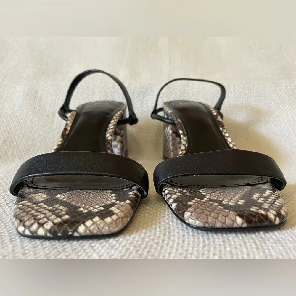 Marc Fisher reptile print sandals - Picture 7 of 11